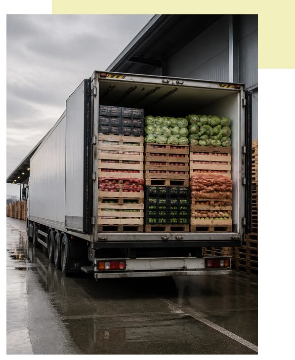 Перевозка плодоовощной продукции в Гуся-Хрустального по цене от 5349 р. | Агросервис-Гсь
