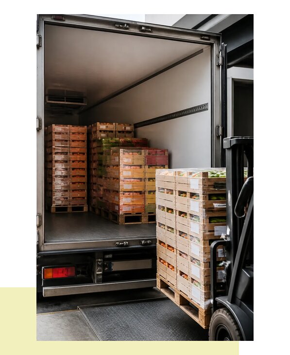 Перевозка сельхозпродукции на паллетах с доставкой в Гуся-Хрустального